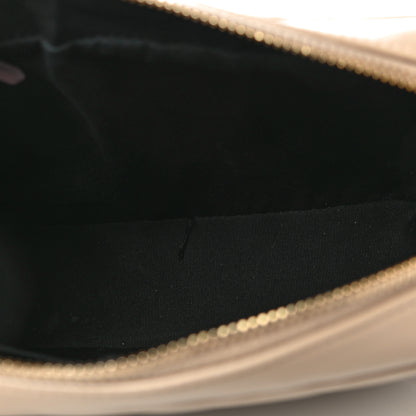 Saint Laurent Calfskin Matelasse Monogram Lou Camera Bag Dark Latte 12 of 13