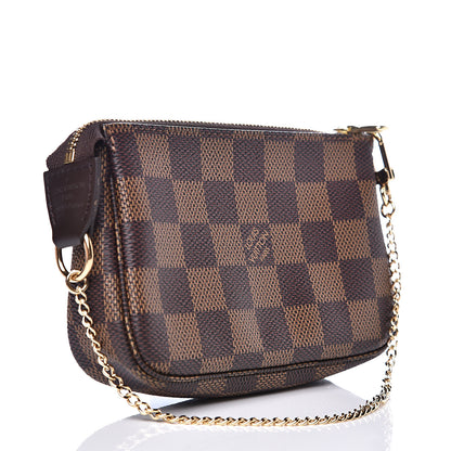 Louis Vuitton Damier Ebene Mini Pochette Accessories 2 of 7