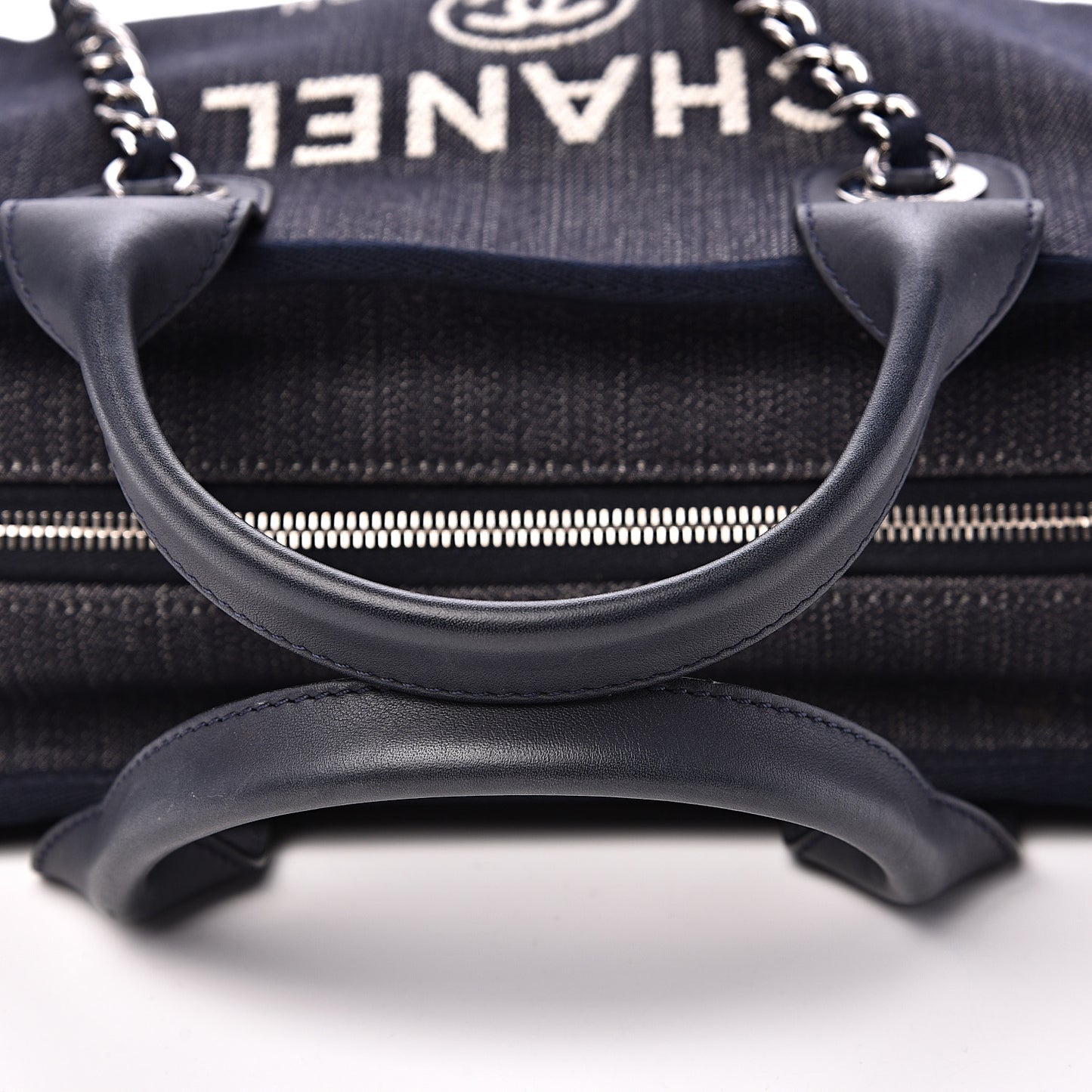 Denim Deauville Bowling Bag Dark Blue