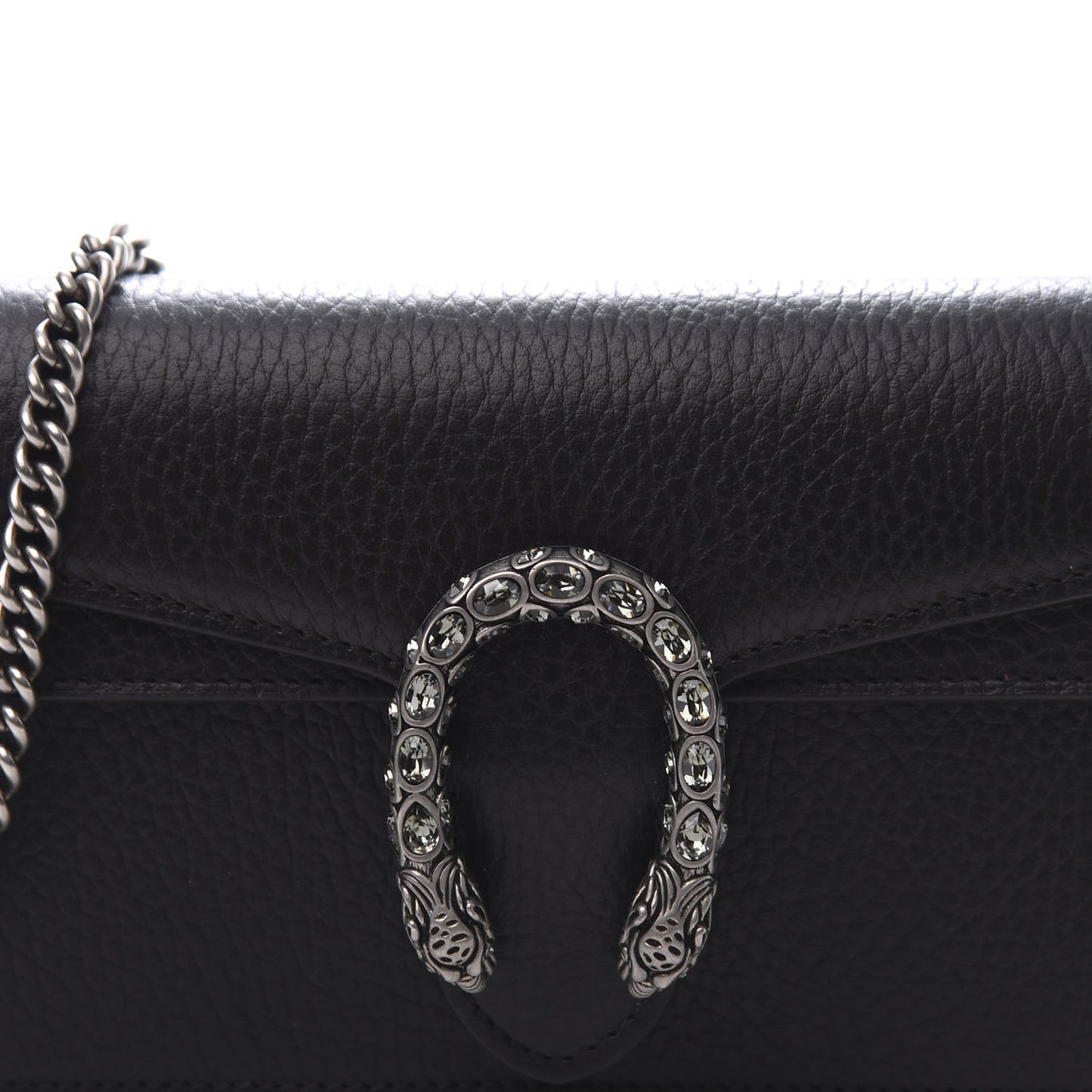 Calfskin Super Mini Dionysus Shoulder Bag Black