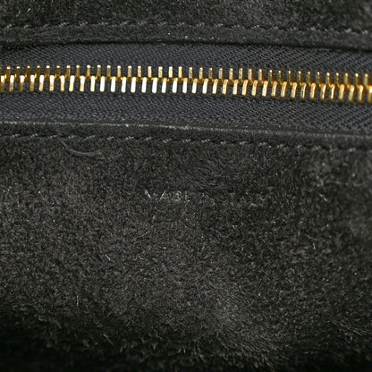 Celine Soft Grained Calfskin Sangle Bucket Bag Black 7 of 10