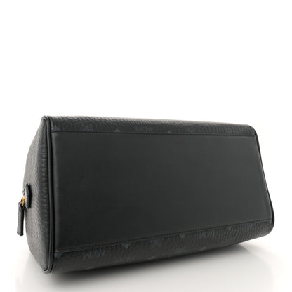 MCM Visetos Medium Ella Boston Bag Black 4 of 10