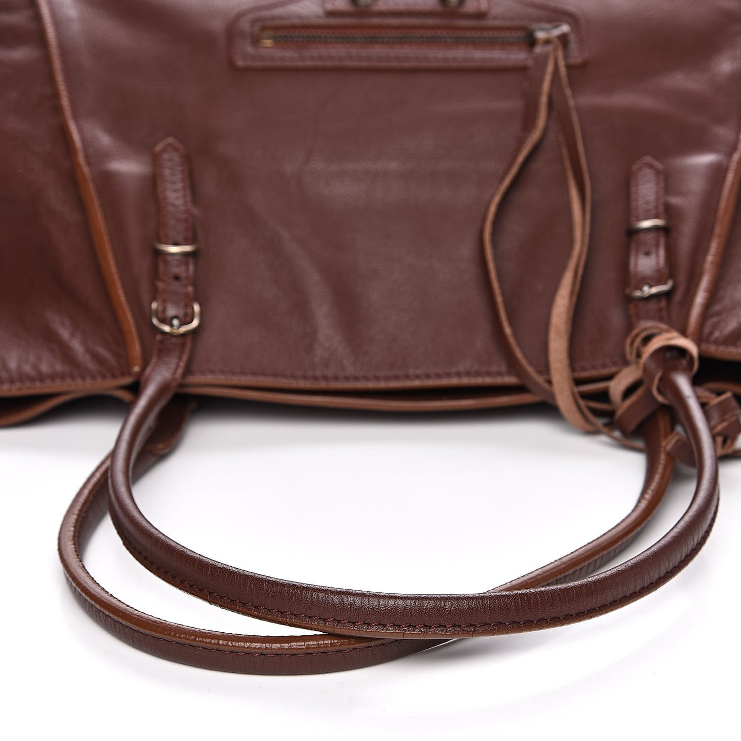 Veau Papier Basket Tote Castagna