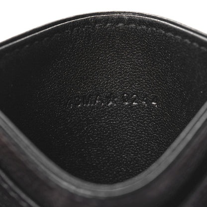 Christian Dior Calfskin Cannage Dioramour Caro Five-Slot Card Holder Black 7 of 7
