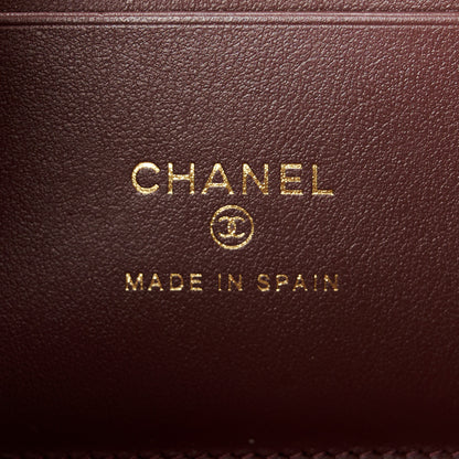 Chanel Caviar Quilted Classic Small Zipped Pouch Black 6 of 8