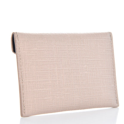 Alexander McQueen Calfskin Skull Envelope Card Holder Teint 3 of 7