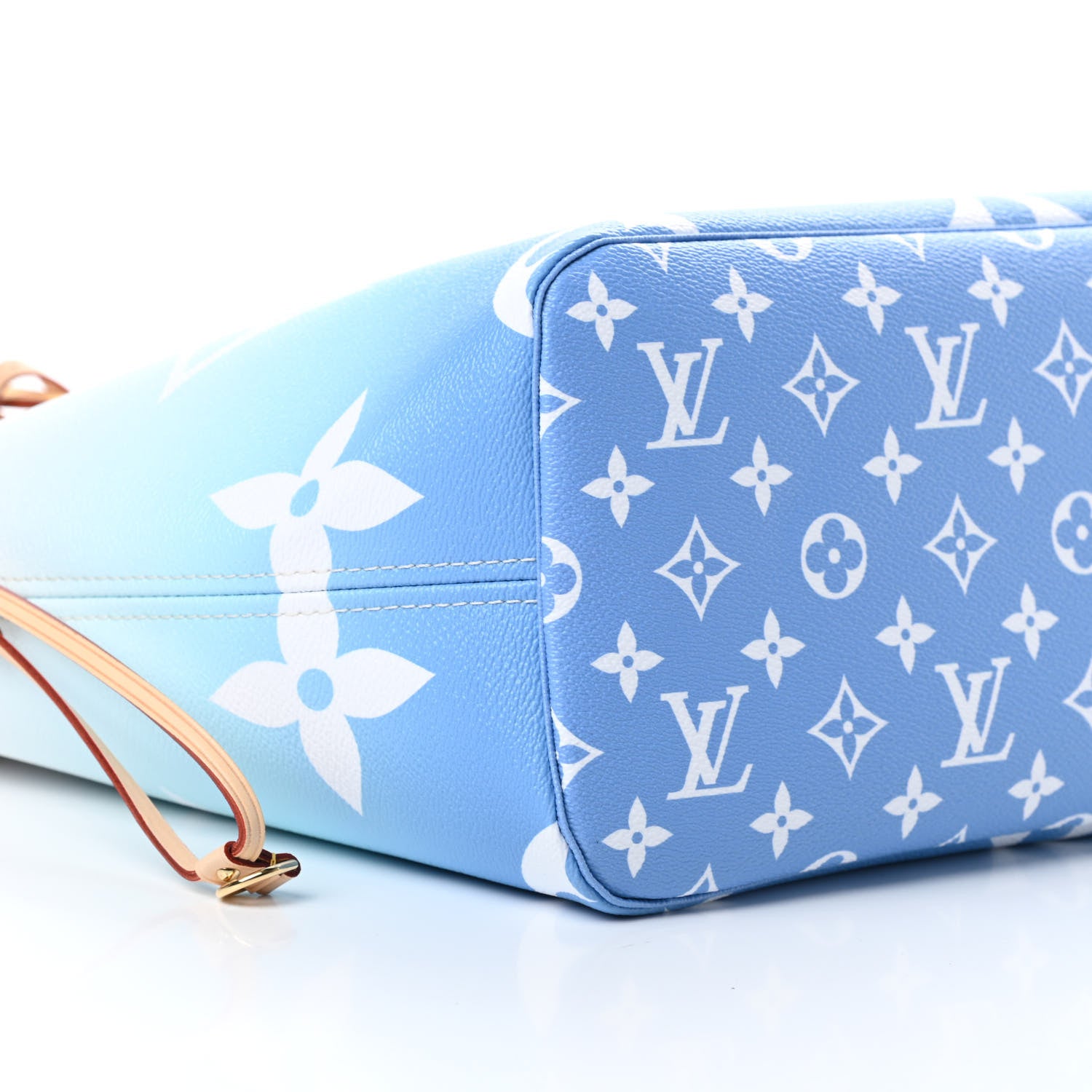 Louis Vuitton Monogram Giant By The Pool Neverfull MM Blue 9 of 11