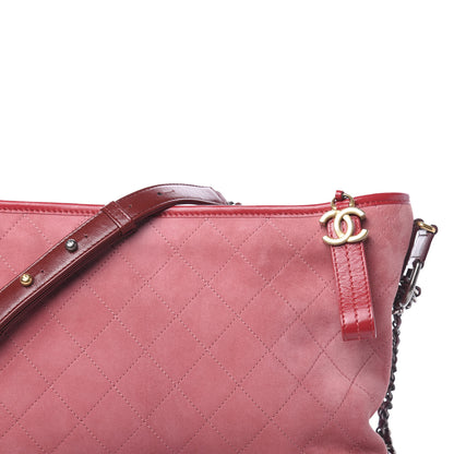 Chanel Suede Calfskin Quilted Medium Gabrielle Hobo Multicolor 9 of 11