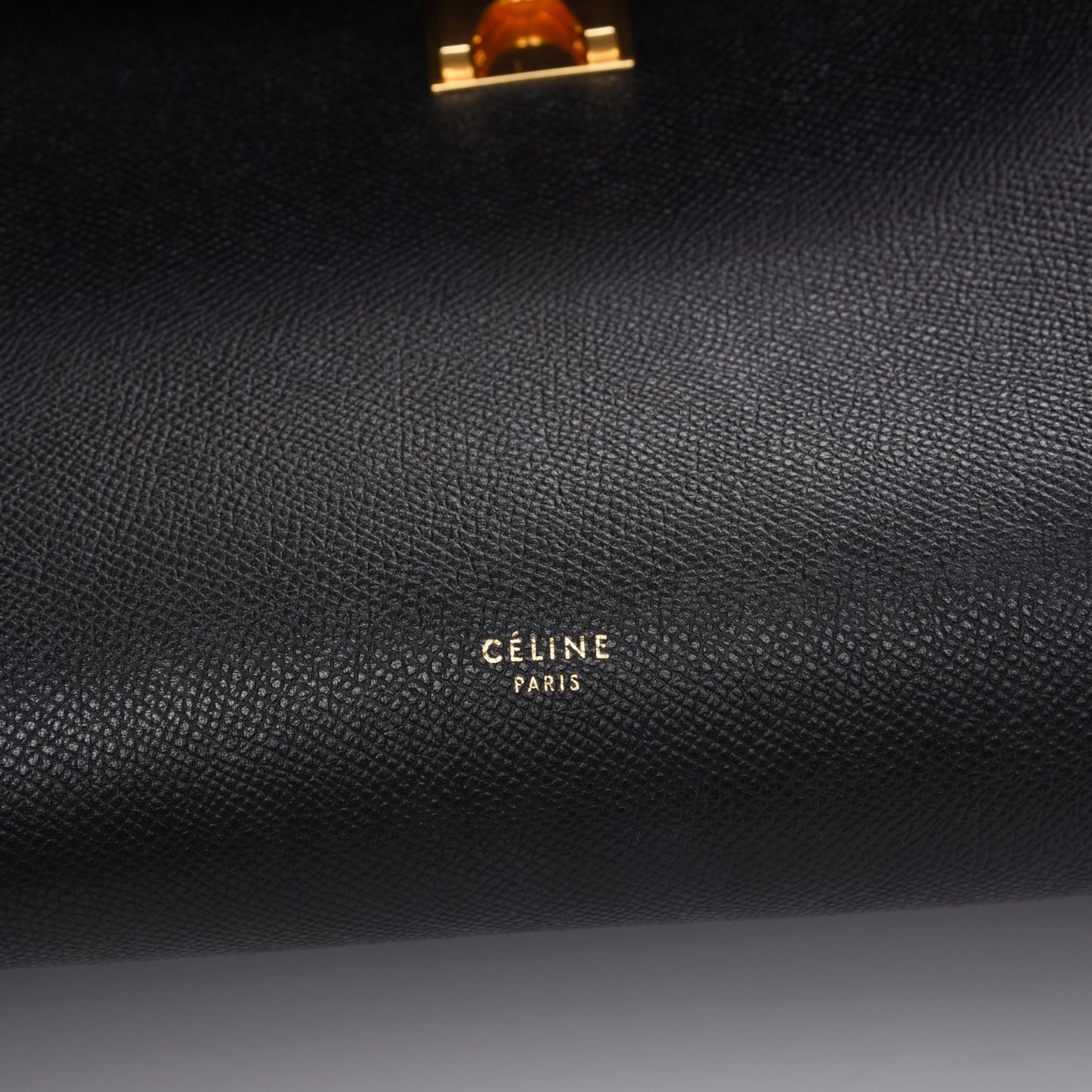 Drummed Calfskin Small Belt Bag Black