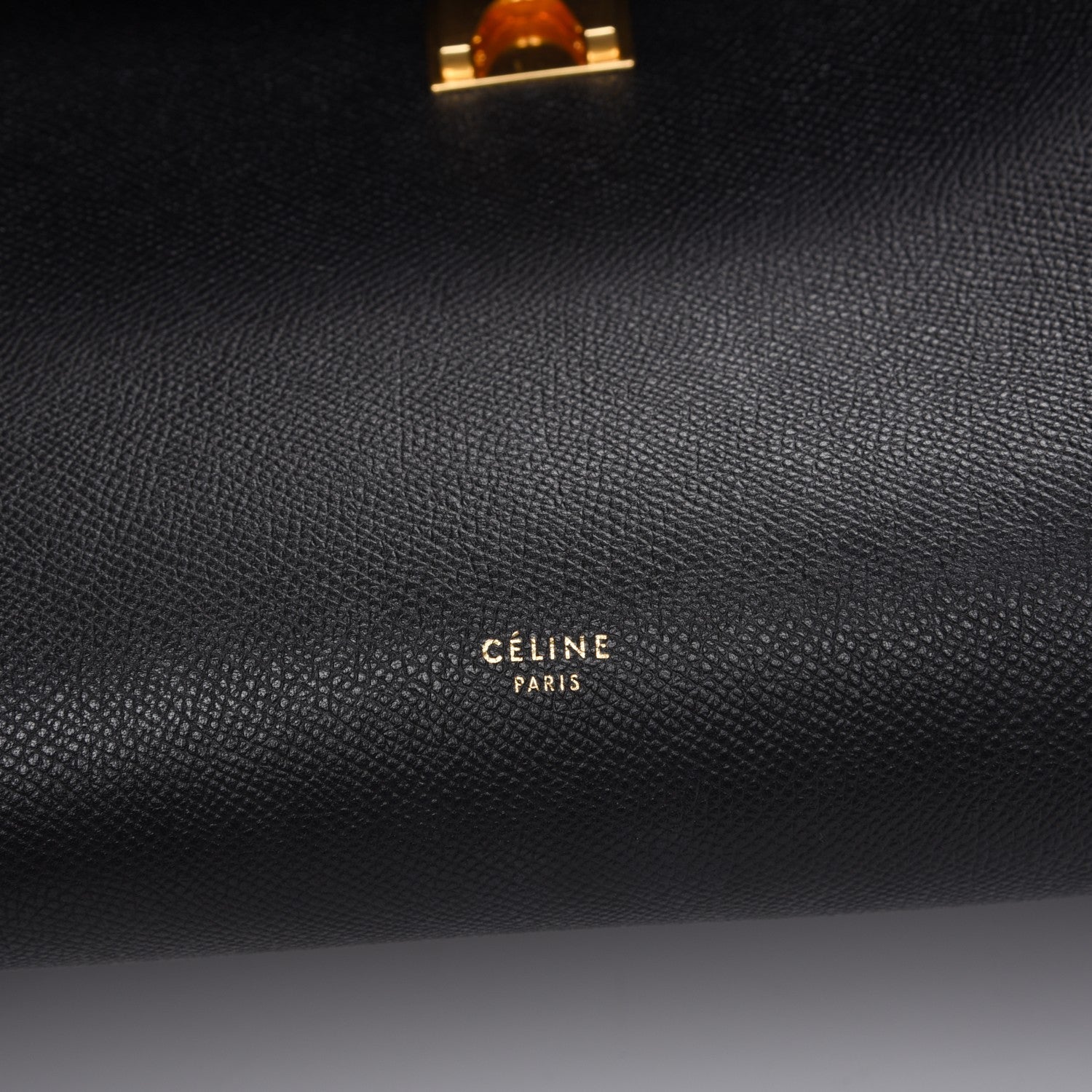 Celine Drummed Calfskin Small Belt Bag Black 16 of 16