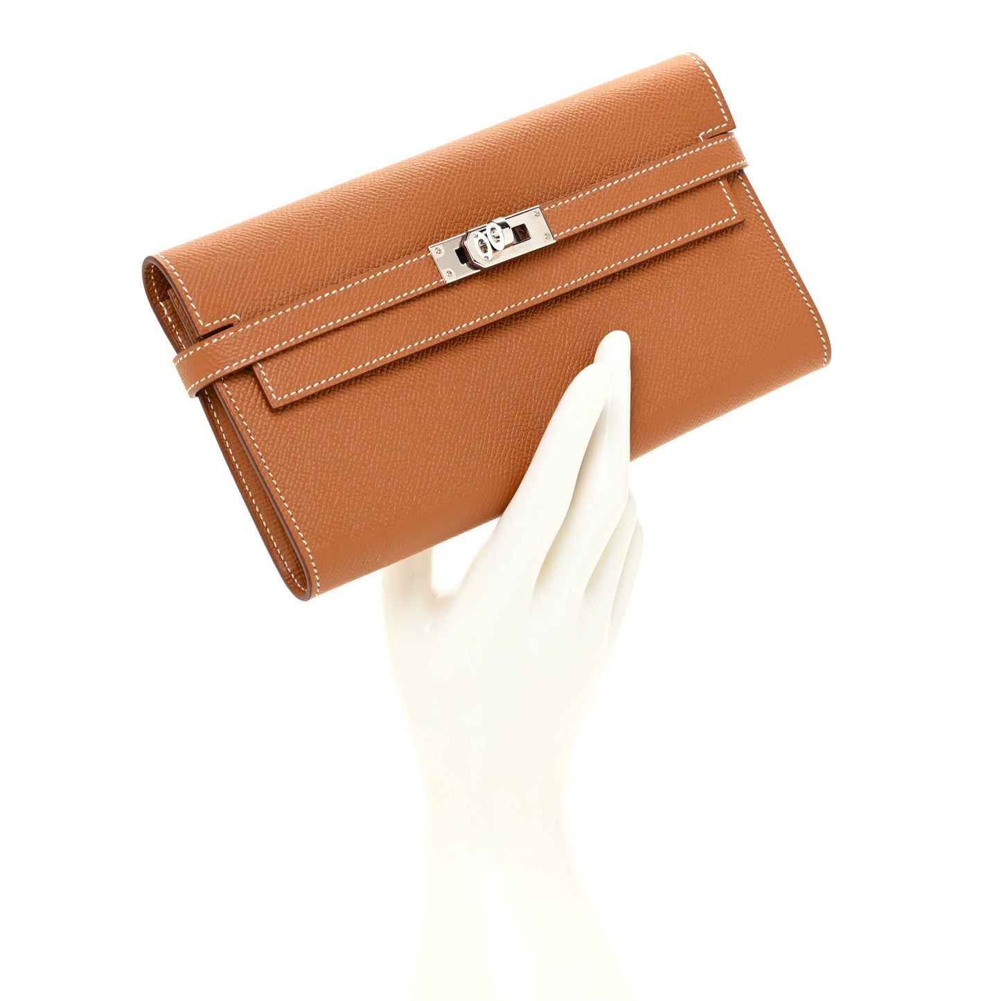 Epsom Kelly Longue Wallet Gold