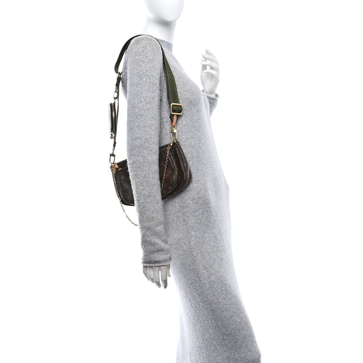 Monogram Multi Pochette Accessories Kaki