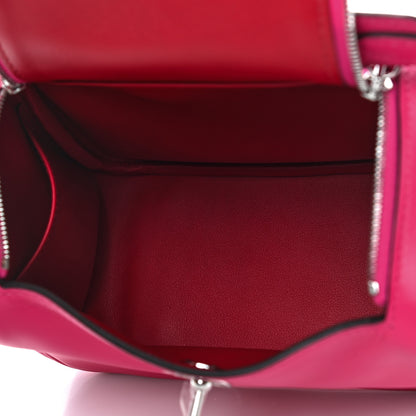 Hermes Swift Verso Mini Lindy 20 Rose Mexico Rouge Piment 5 of 9