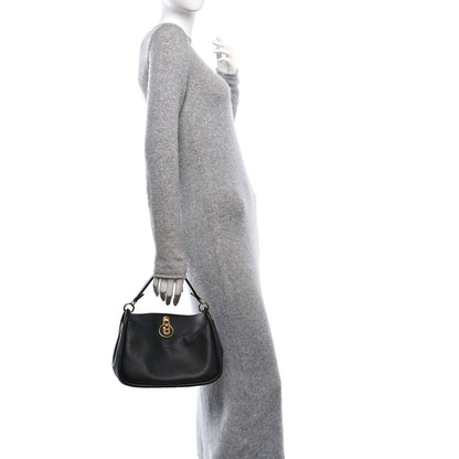 Mulberry Small Classic Grain Calfskin Small Leighton Black 2 of 9