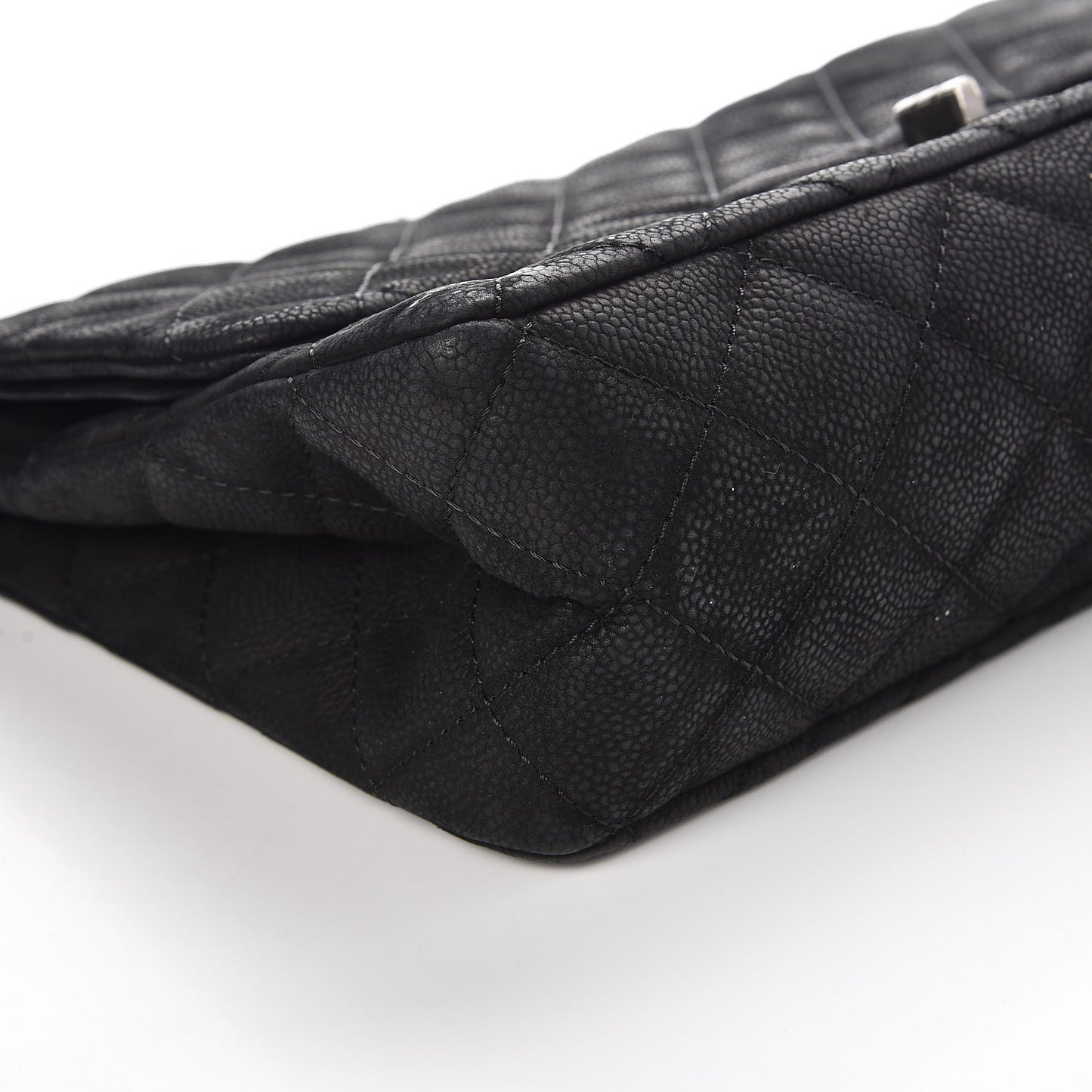 Iridescent Caviar Quilted 2.55 Reissue 227 Flap Black