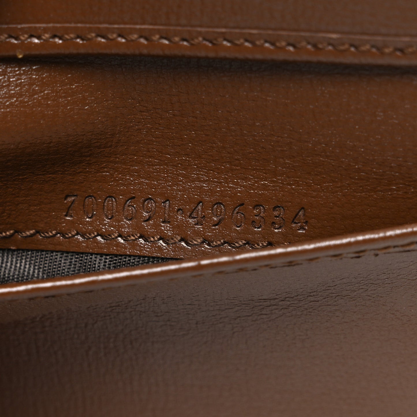 GG Supreme Monogram Azalea Calfskin Retro Interlocking G Compact Wallet Beige Ebony Brown Sugar