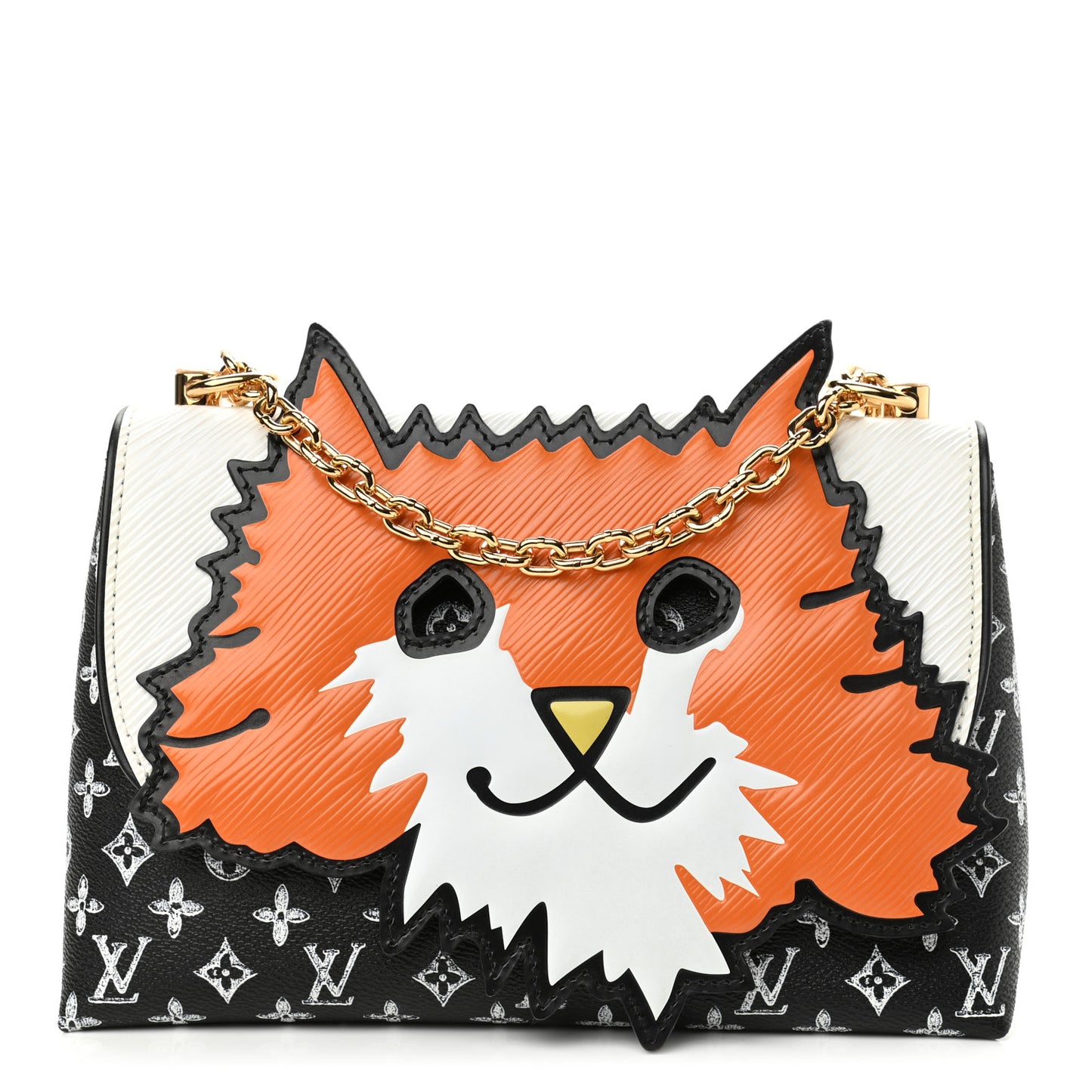 Epi Catogram Cat Bag Orange Black
