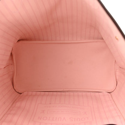 Louis Vuitton Damier Ebene Neo Neverfull MM Rose Ballerine 6 of 11