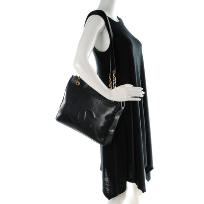 Chanel Caviar CC Shoulder Bag Black 2 of 9