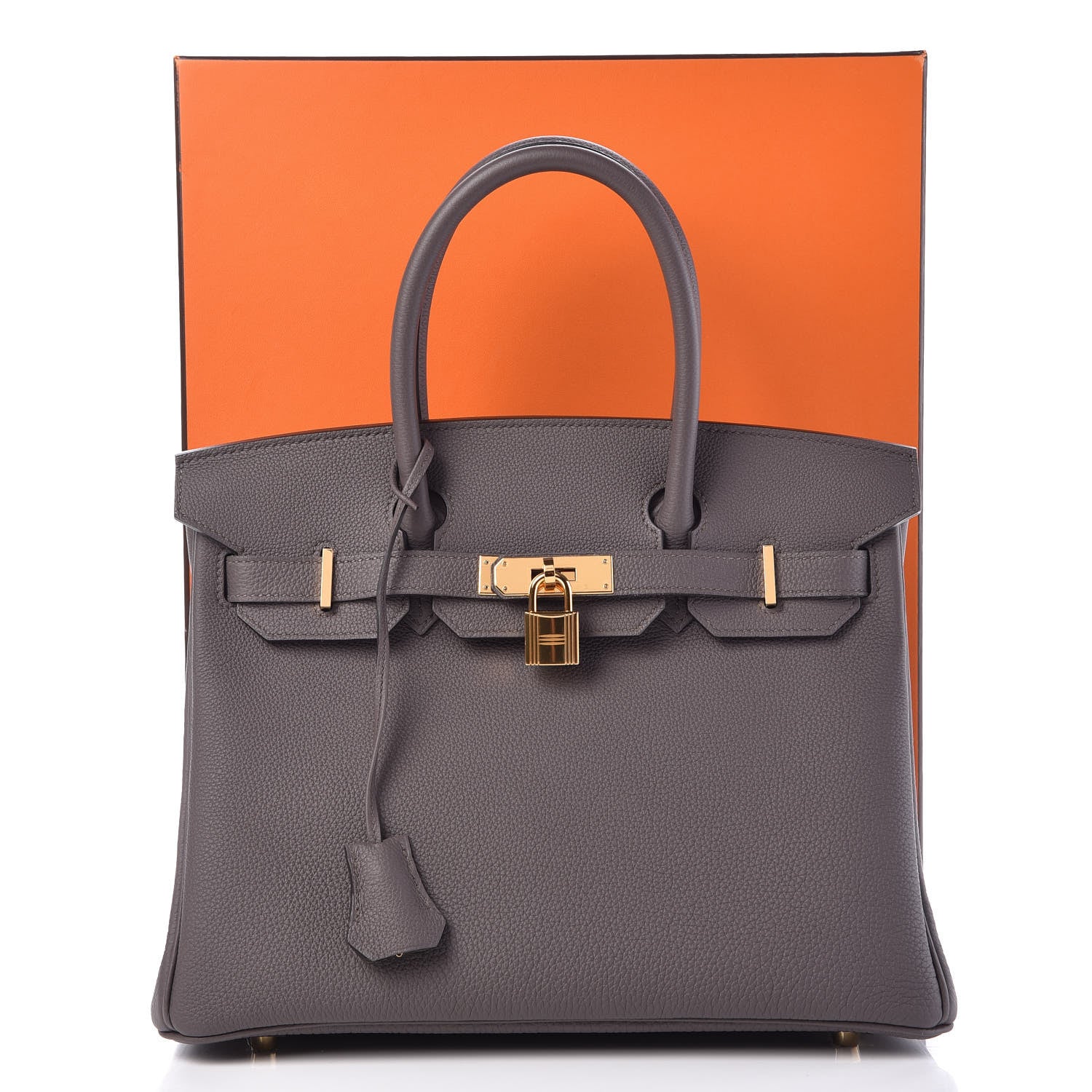 Hermes Togo Birkin 30 Etain 39 of 39