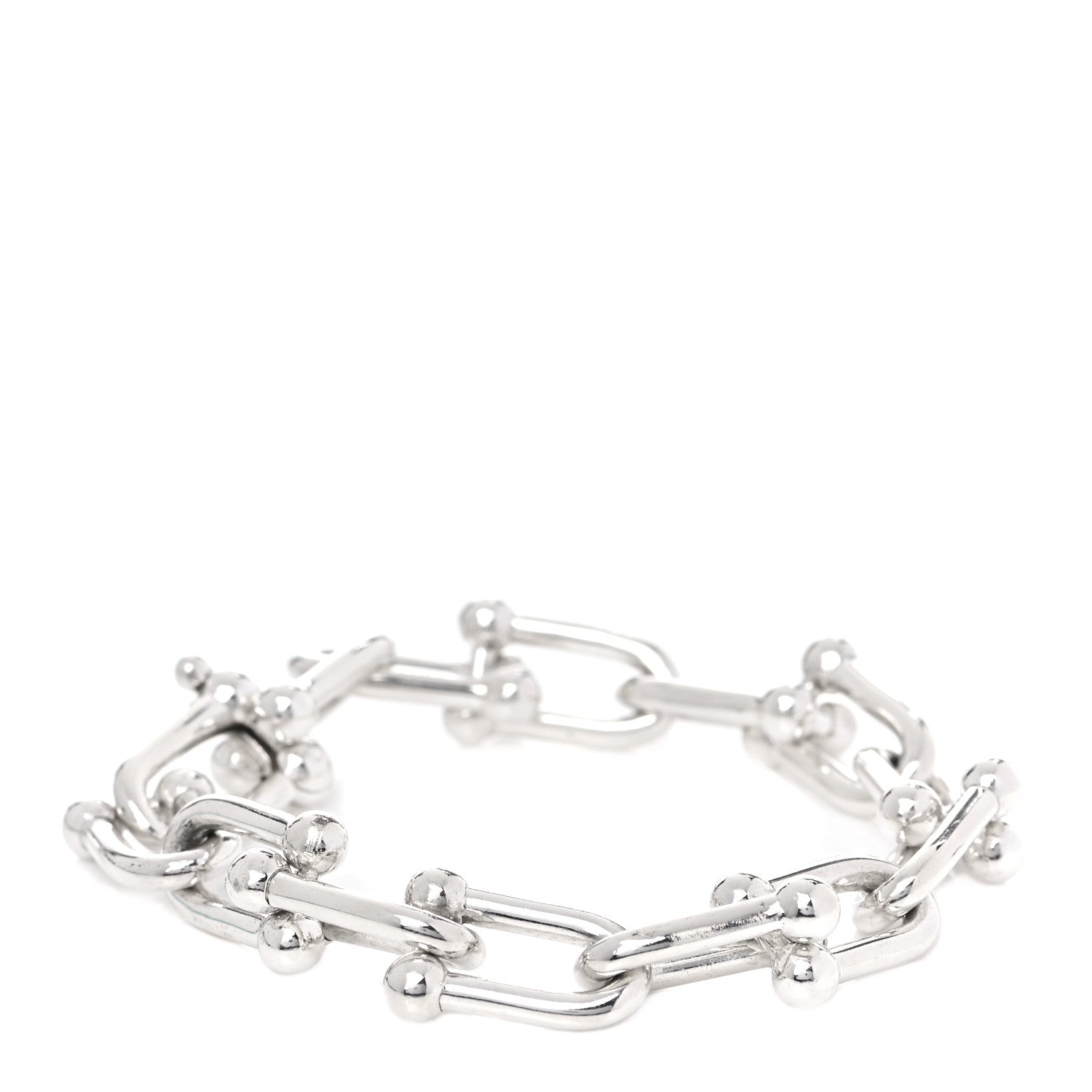 Tiffany Sterling Silver Large HardWear Link Bracelet 1 of 5