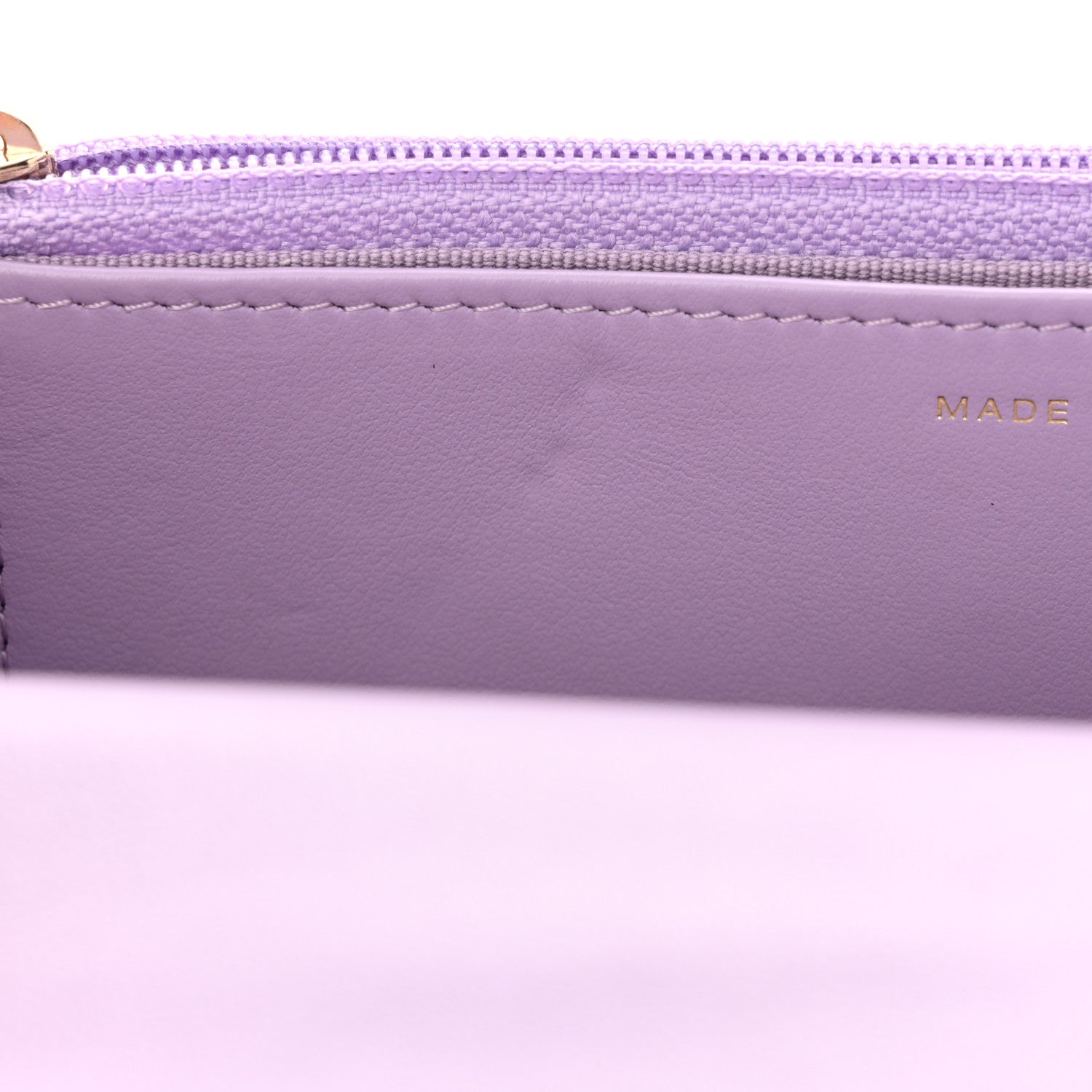 Chanel Lambskin Quilted Chanel 19 Wallet On Chain WOC Light Purple 13 of 15