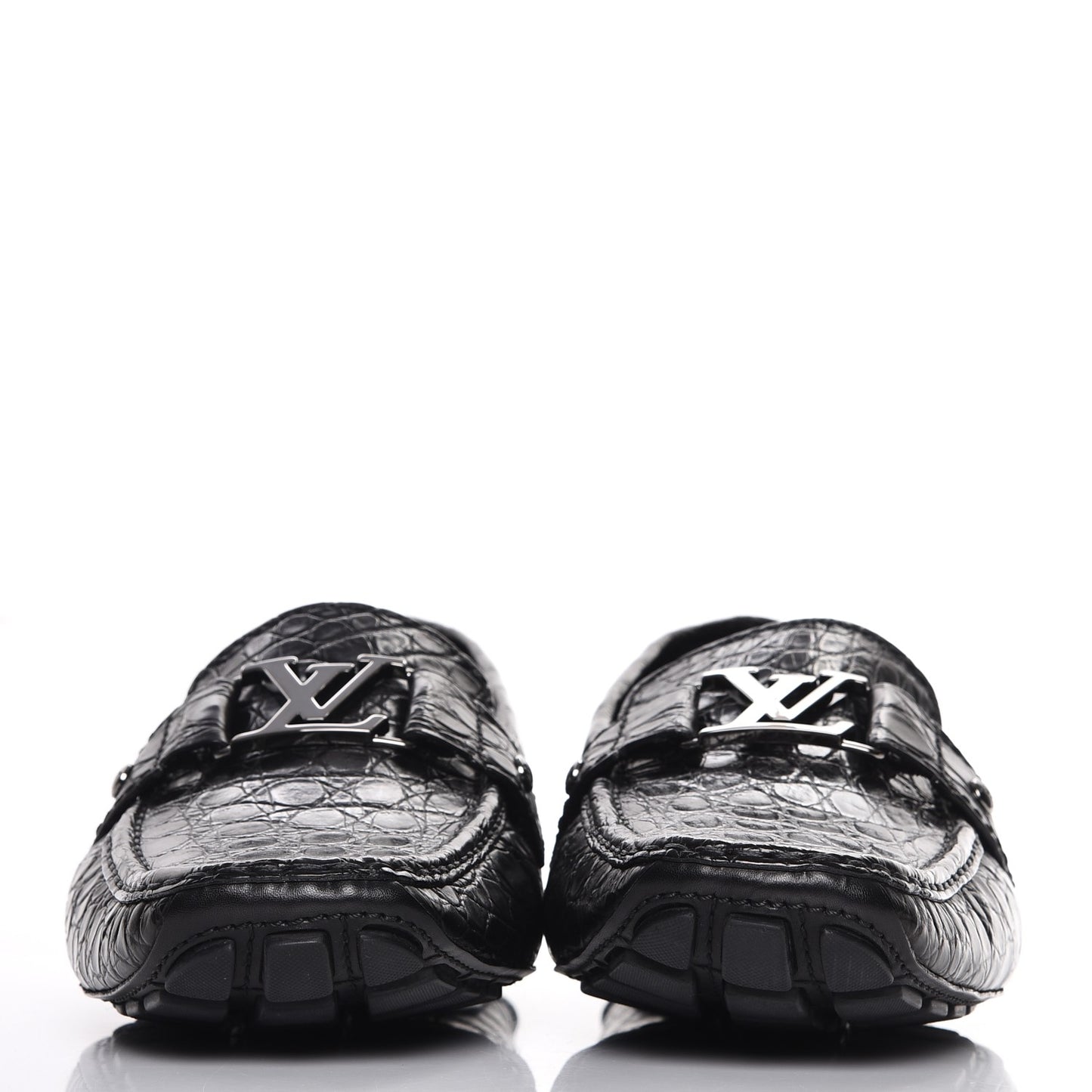 Mens Crocodile Monte Carlo Loafers 11 Black