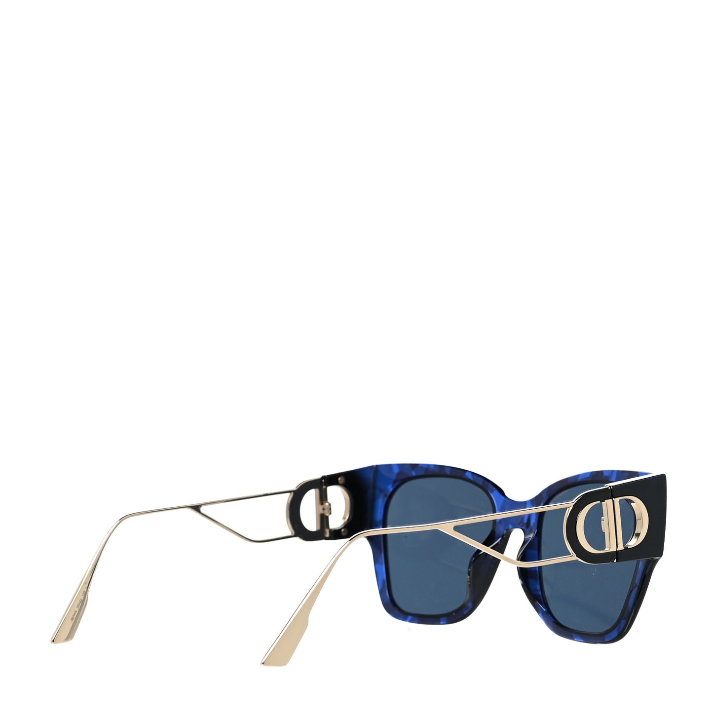 Acetate Rectangular 30 Montaigne 1 Sunglasses Blue