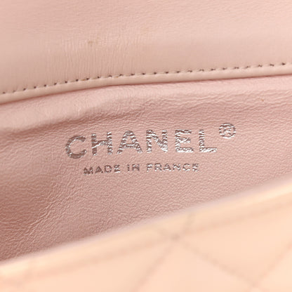 Chanel Patent Calfskin Quilted Extra Mini Flap Pink 5 of 14