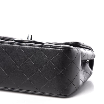 Chanel Lambskin Quilted Mini Square Flap Black 9 of 15