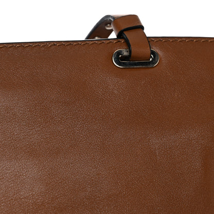 Valentino Garavani Vitello Medium Rockstud Tote Brown 17 of 18