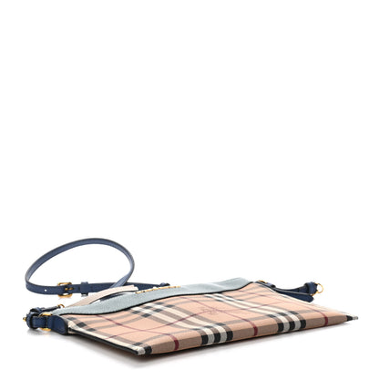 Burberry Haymarket Check Derby Peyton Crossbody Clutch Bag Eucalyptus Green 4 of 8