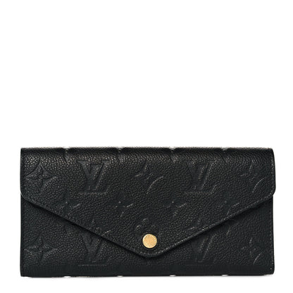 Louis Vuitton Empreinte Josephine Wallet Black 2 of 10