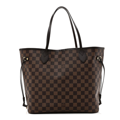 Louis Vuitton Damier Ebene Neo Neverfull MM Rose Ballerine 1 of 10