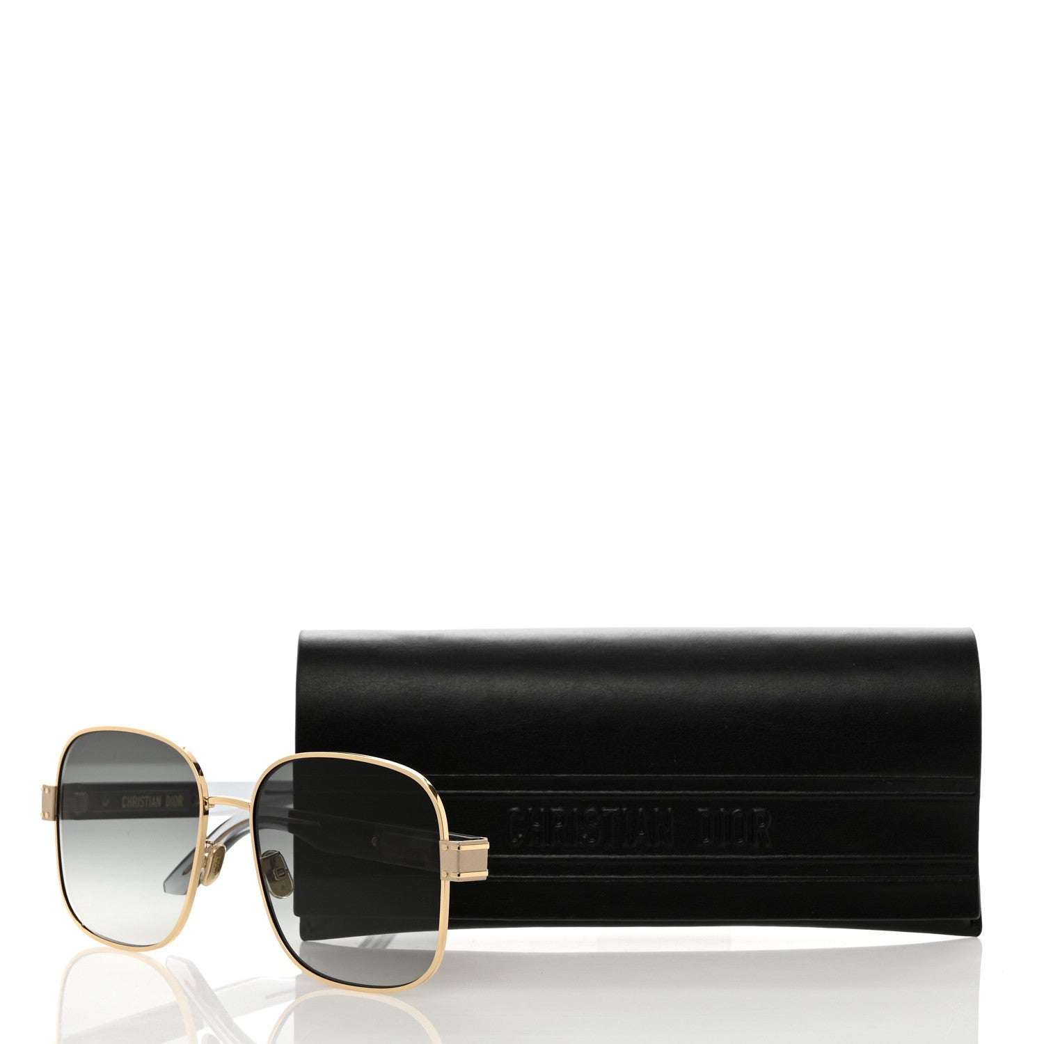 Christian Dior Diorsignature S5U Square Sunglasses Gold 7 of 7