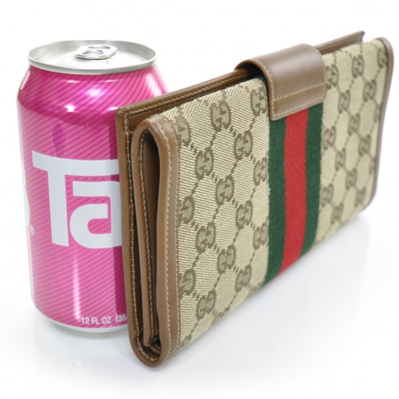 Monogram Signature Web Continental Wallet