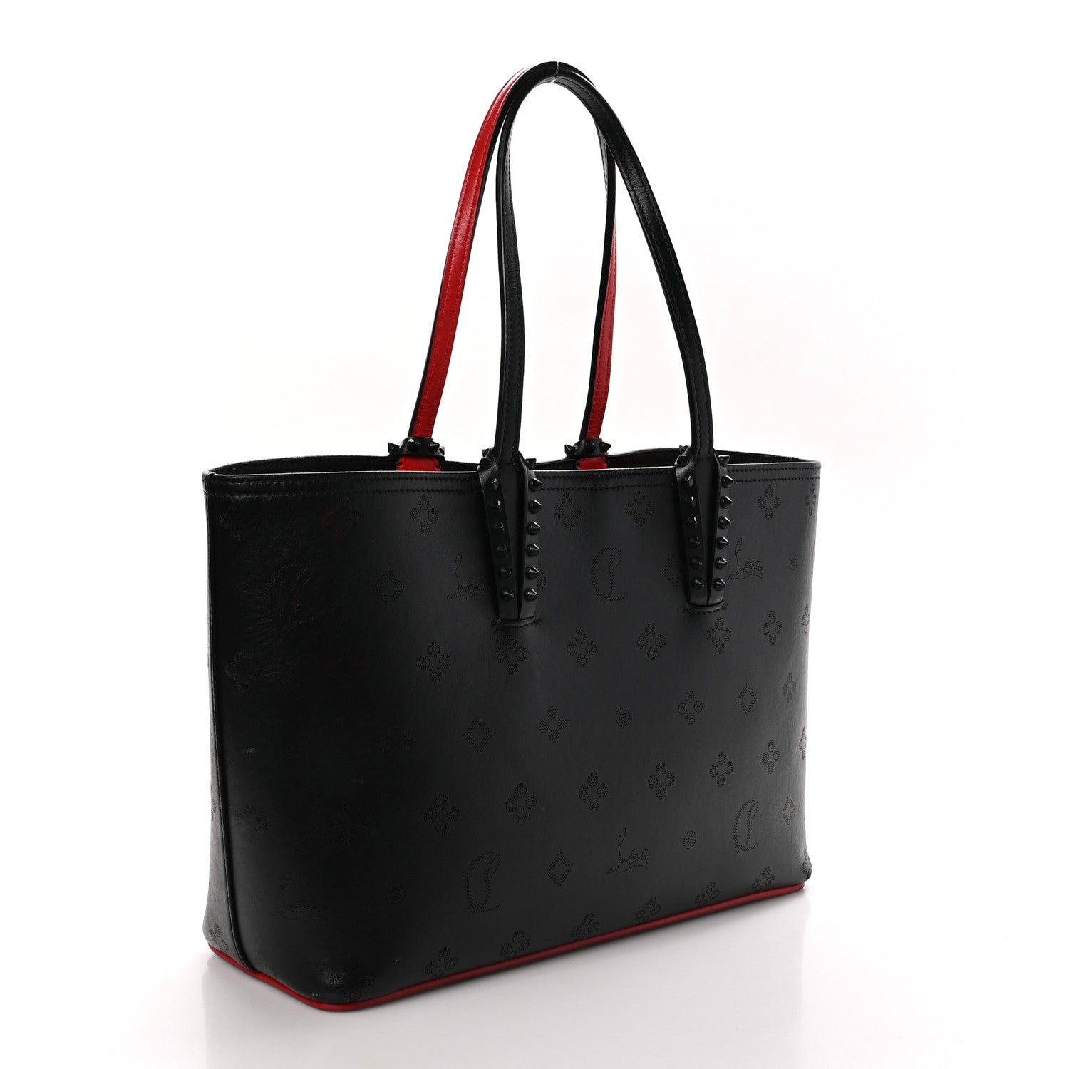 Christian Louboutin Calfskin Loubinthesky East West Cabata Tote Black 4 of 11