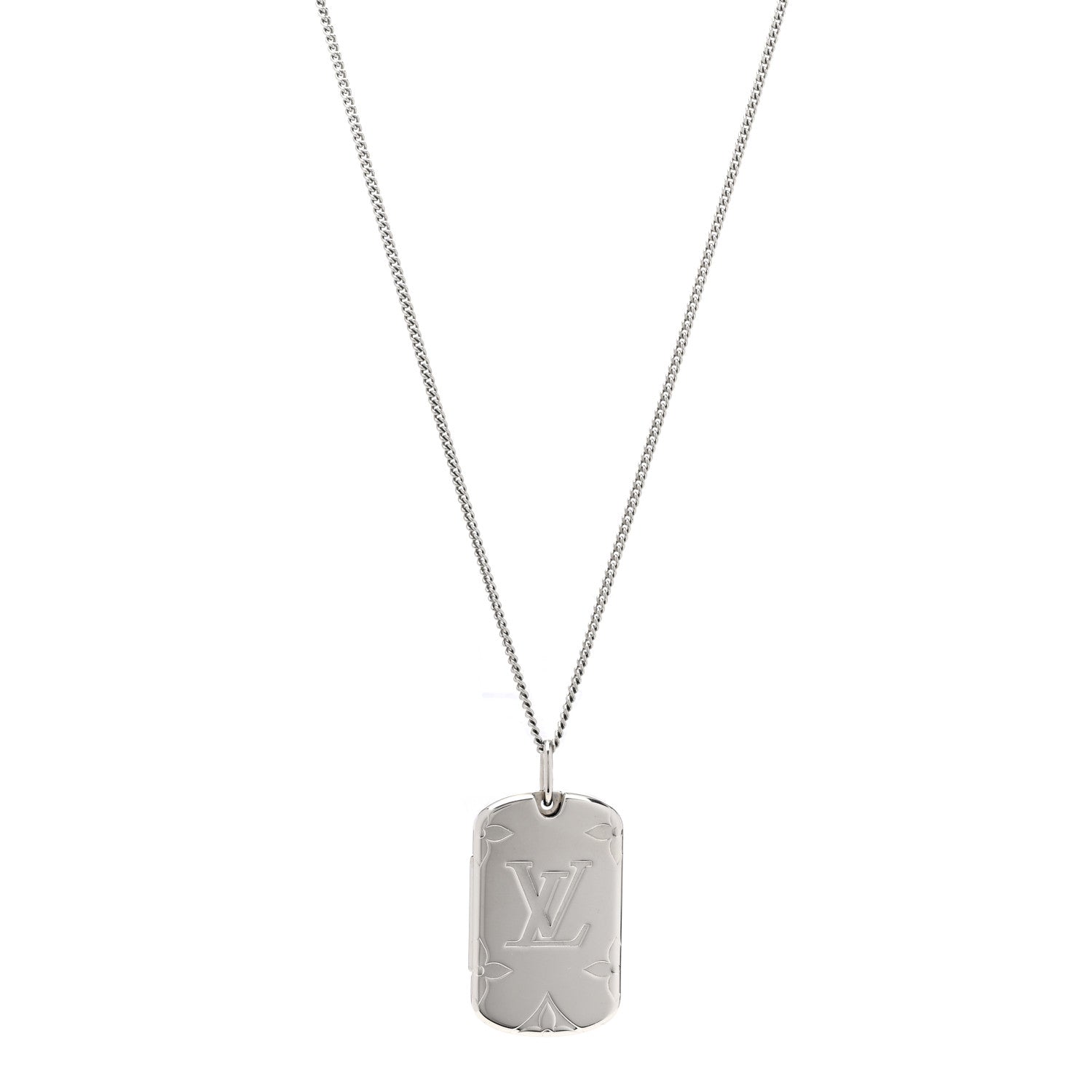 Louis Vuitton Monogram Locket Necklace 1 of 8