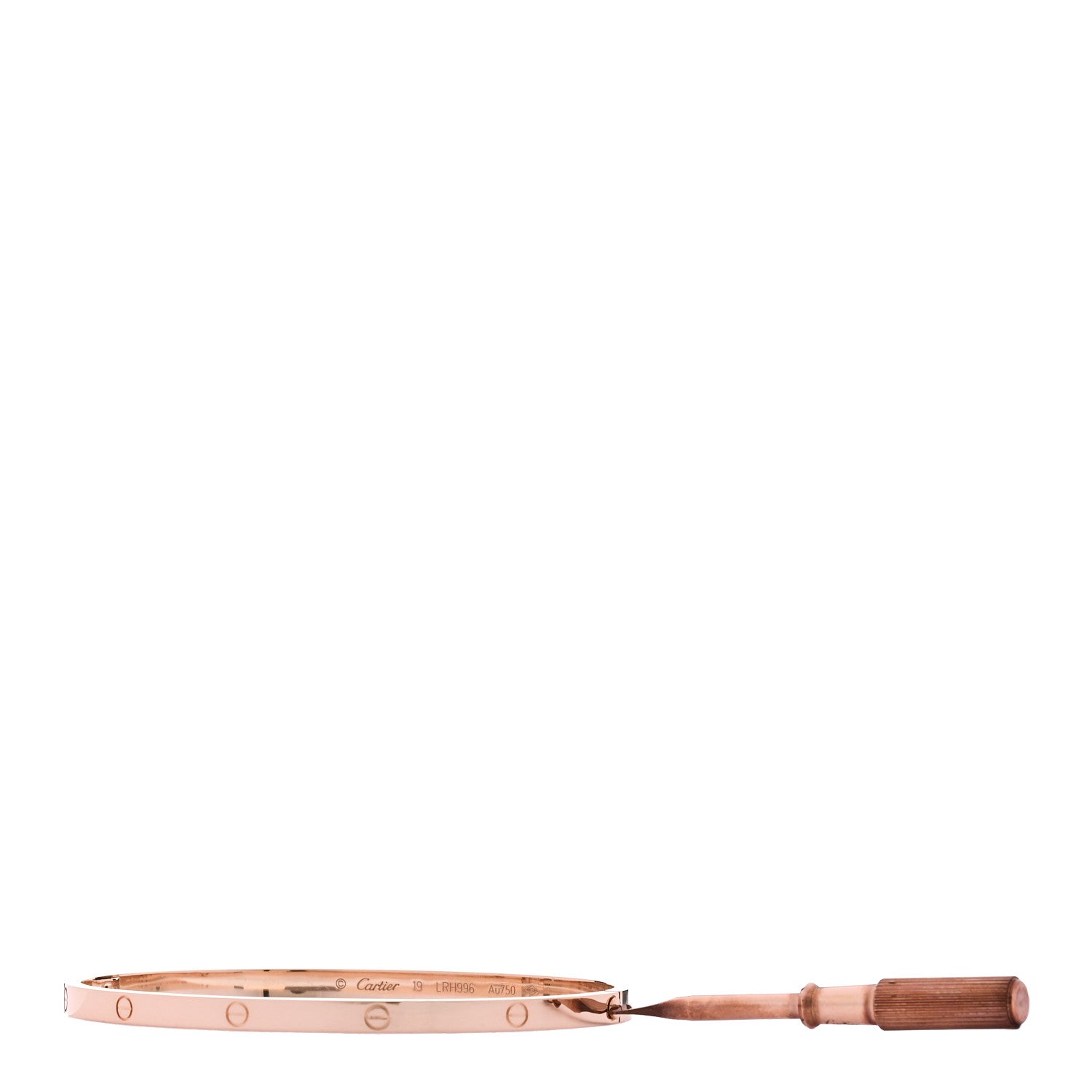 Cartier 18K Pink Gold Small LOVE Bracelet 19 3 of 6