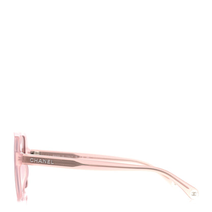 Chanel Acetate Square Sunglasses 5505 Light Pink 3 of 9