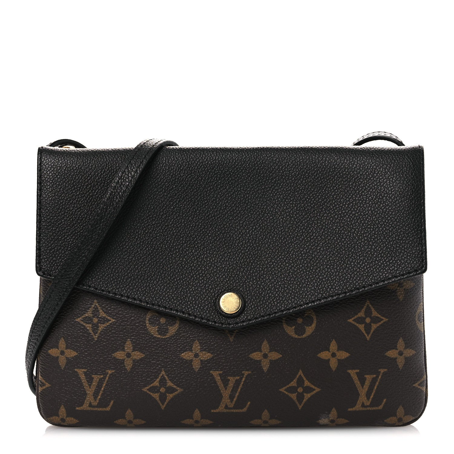 Louis Vuitton Monogram Twice Pochette Black 1 of 9