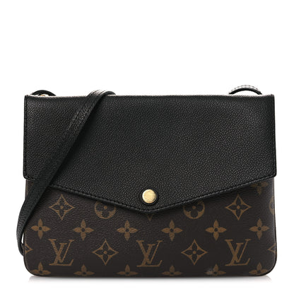 Louis Vuitton Monogram Twice Pochette Black 1 of 9