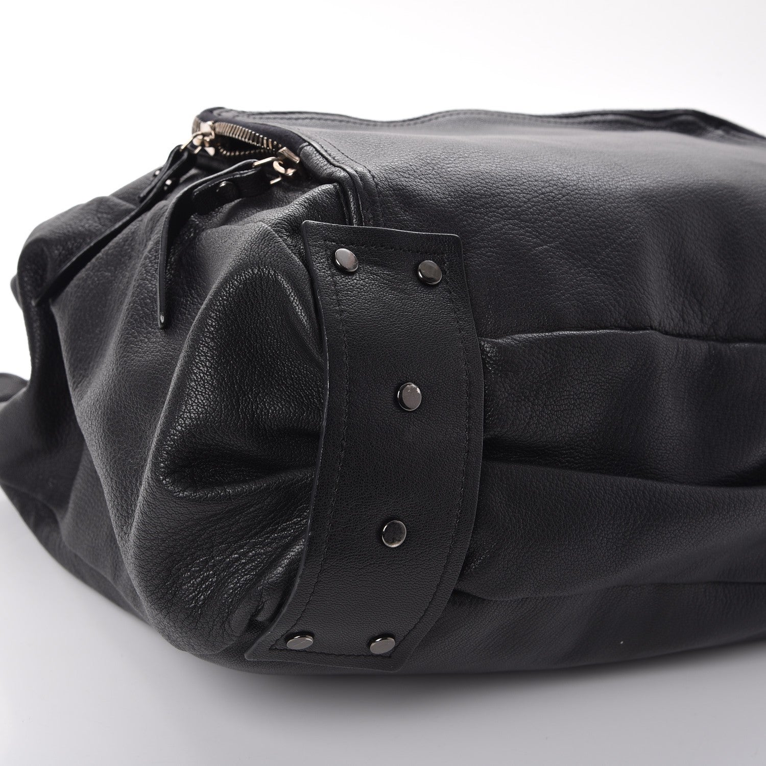 Lanvin Goatskin Shoulder Bag Black 10 of 11