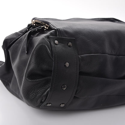 Lanvin Goatskin Shoulder Bag Black 10 of 11
