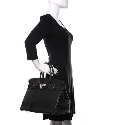 Hermes Togo Birkin 35 Black 2 of 36