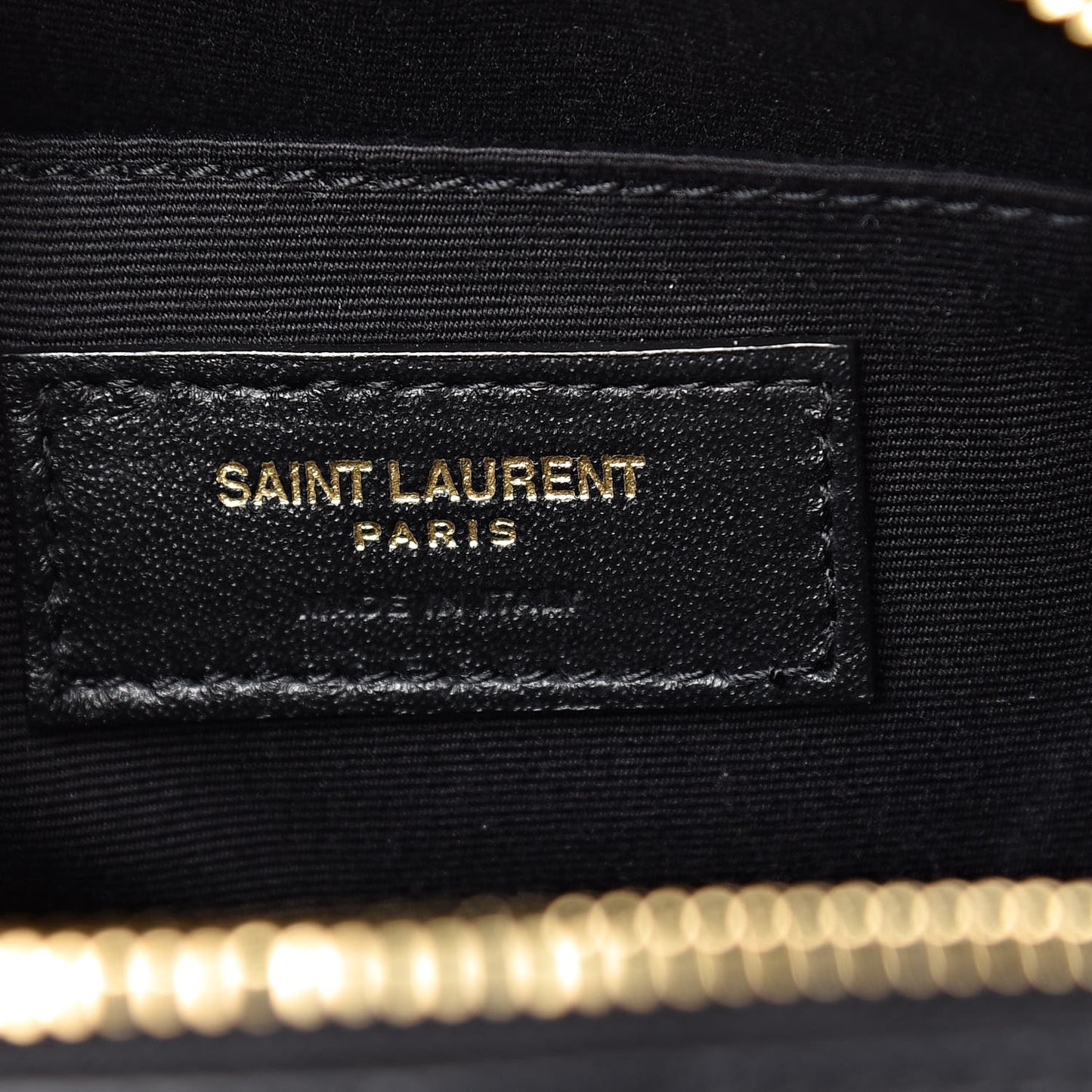 Calfskin Matelasse Monogram Lou Camera Bag Black