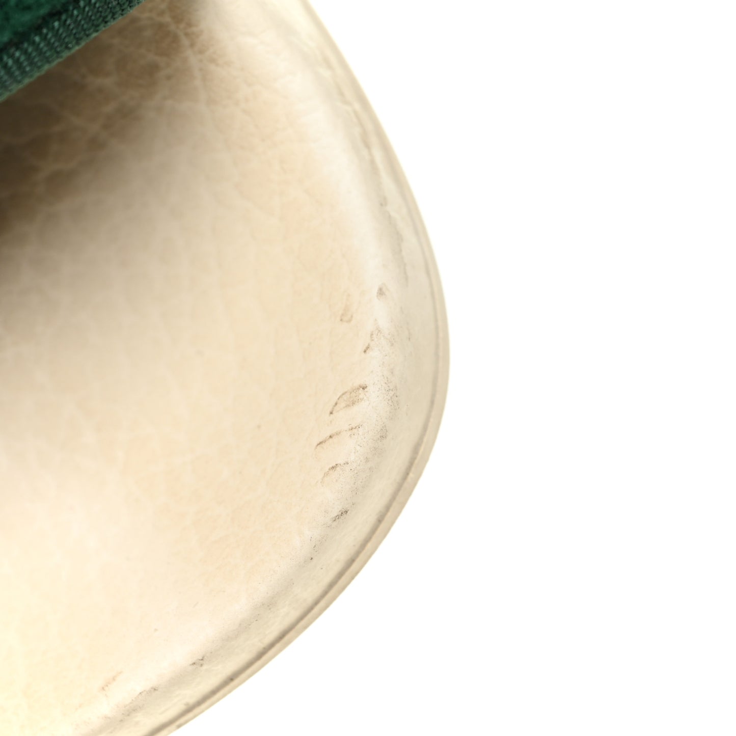 Velvet GG Monogram Slide Sandals 36 Green Red