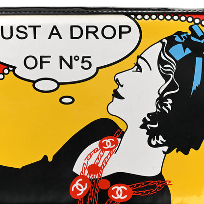 Chanel Patent Just a Drop of N°5 Comic Coco Clutch 8 of 12