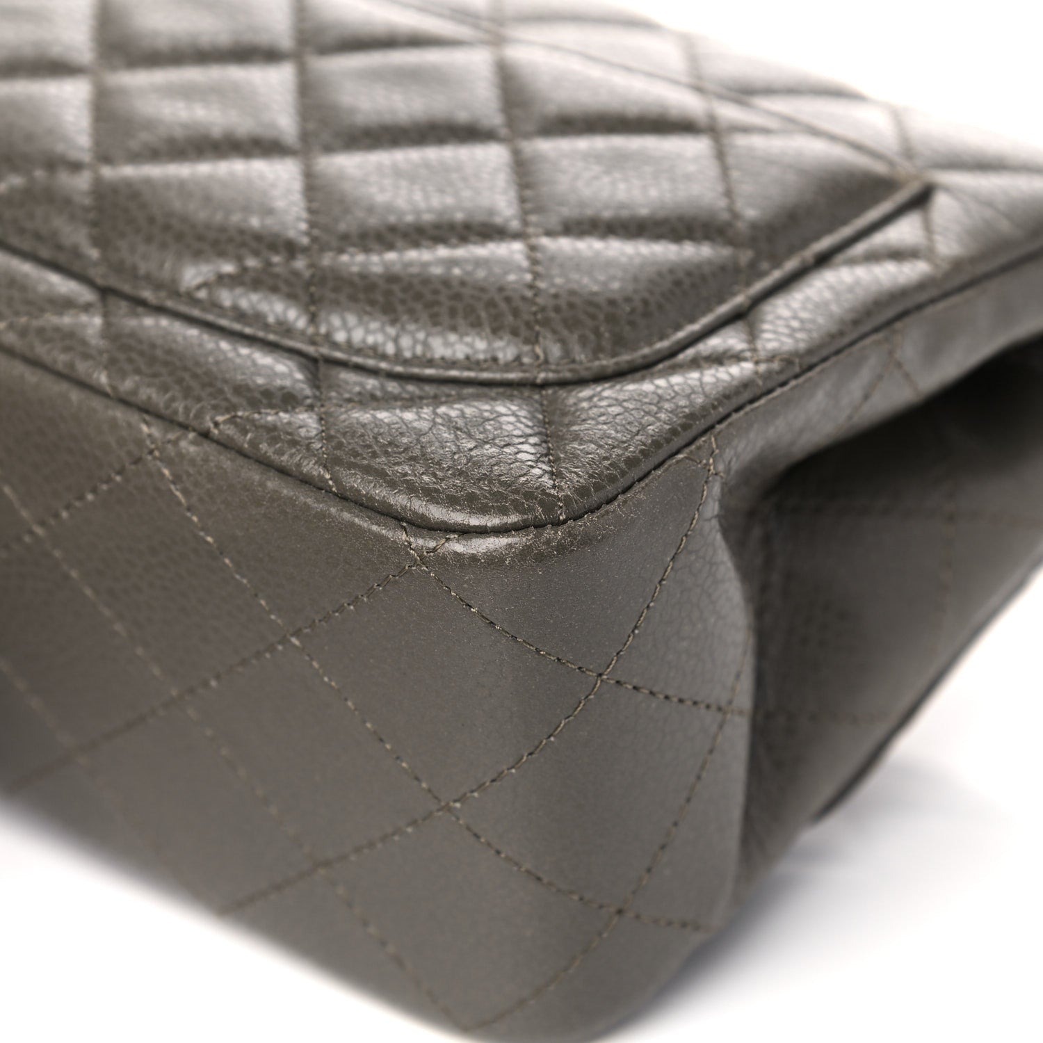 Chanel Caviar Quilted Mini Square Flap Dark Charcoal 12 of 17