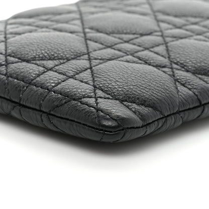 Christian Dior Supple Calfskin Cannage Caro Multifunctional Pouch Black 8 of 12